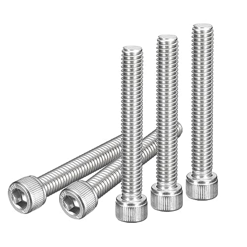 Image of DTGN 5/16-18x2-1/4" Socket Head Cap Screws Bolts, 20Pcs 304 Stainless Steel 18-8, Machine Hex Socket Screw, Hex Drive, Bright Finish, UNC Coarse Thread Fully Threaded