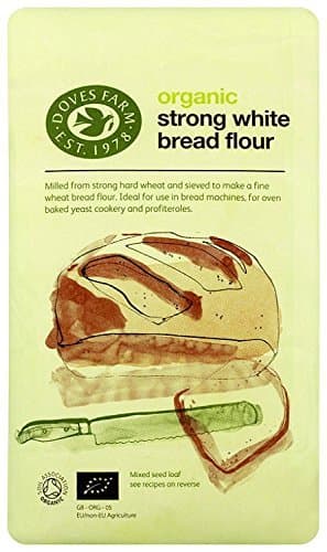 Image of Doves Farm Organic Strong White Bread Flour 1.5 kg (Pack of 3)