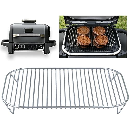 Image of INFRAOVENS Stainless Steel Rack for Ninja Woodfire Outdoor Grill Pro XL, Pro Connect XL, OG850 OG951 Wood Fire Electric Master Grill Air Fryer Accessories, Dishwasher Safe