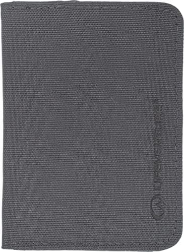 Image of Lifeventure RFID Blocking Card Wallet | Slim, Eco-Friendly, Recycled Nylon Credit Card Wallet for Travel | 4 Card Slots, ID Window & 2 Stash Pockets, Grey