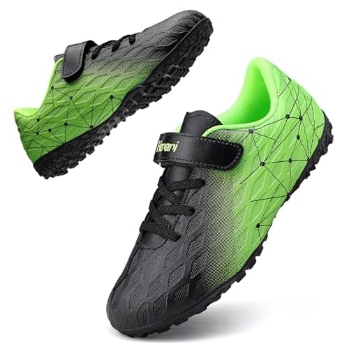 Image of Boys Football Boots Kids Girls Soccer Shoe Athletics Training Sport Futsal Shoes Firm Ground Astro Turf Trainers Teenager Indoor Outdoor Profession Competition Football Shoes for Unisex