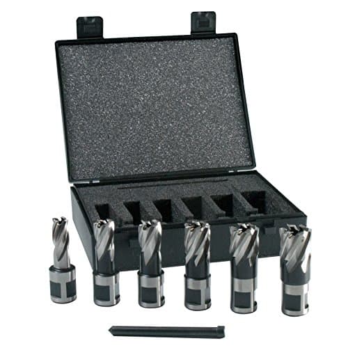 Image of Evolution Long Series Magnetic Drilling Cutter Kit, 50 mm (Pack of 6) HTCCUTKIT6L