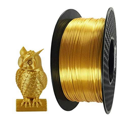 Image of CC3D Silk Gold PLA Filament - 1.75 mm, 1KG, Shiny Metallic Gold, FDM 3D Printer Material