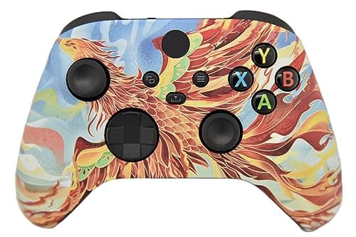 Image of ProControllers LLC Hand Airbrushed Fade Custom Controller Compatible with Xbox Series X/S & Xbox One (Series X/S Pheonix)