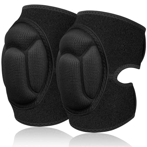 Image of flintronic 1 Pair Knee Pads Work, 20MM Thick Knee Pads Gardening, Anti-Slip Collision Avoidance Knee Sleeve for House Cleaning, Construction, Flooring, Garden(M)