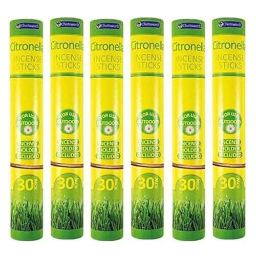 Image of 151 Product Ltd Chatsworth 6 x Citronella insect repellent sticks. 6 packs of 30 sticks-180pc Total