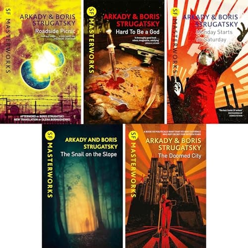 Image of Strugatsky Brothers Collection: SF Masterworks of Dystopian Sci-Fi & Philosophy in Roadside Picnic, Hard to Be a God, Doomed City & More (5-Book Set)