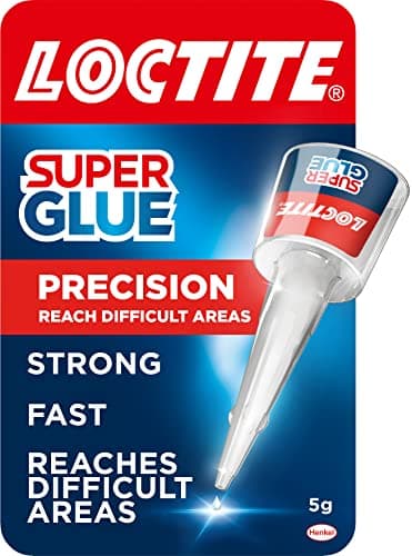 Image of Loctite Precision Super Glue 5g – Clear, Strong Fast-Setting Liquid Adhesive for Instant and Accurate Repairs on Wood, Metal, Rubber
