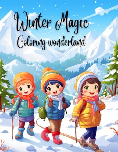 Image of winter magic coloring wonderland: creative haven winter coloring book
