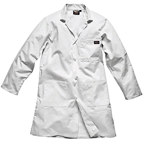 Image of Dickies Redhawk Warehouse Coat / Mens Workwear (M) (White)