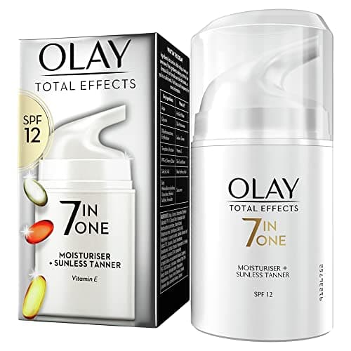 Image of Olay Total Effects 7-in-1 Touch of Sunshine Anti-Ageing Moisturiser with Niacinamide, Vitamin C and E, 50 ml