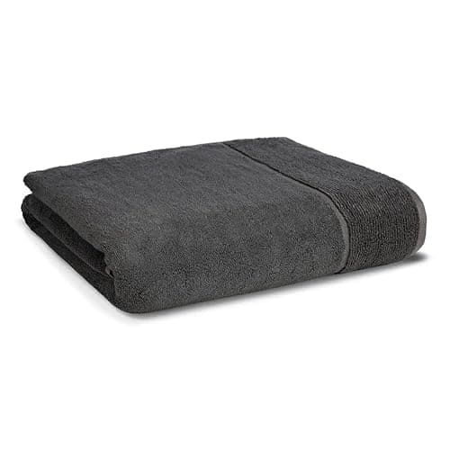 Image of Panda Bamboo Bath Sheet - Urban Grey