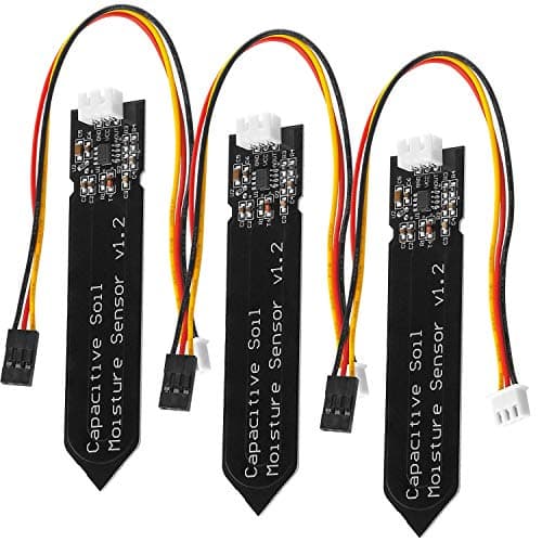 Image of AZDelivery 3 x Soil Moisture Sensor Hygrometer Module V1.2 capacitive compatible with Arduino including E-Book!