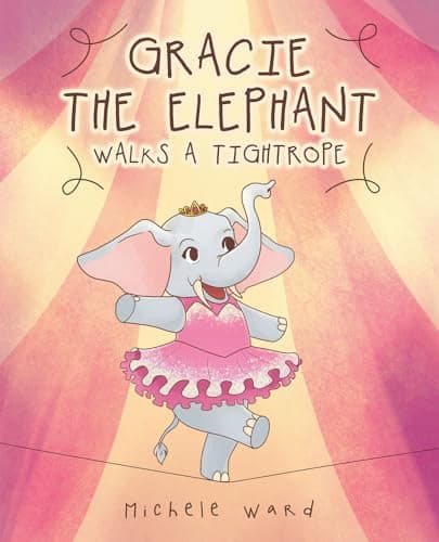 Image of Gracie the Elephant Walks a Tightrope