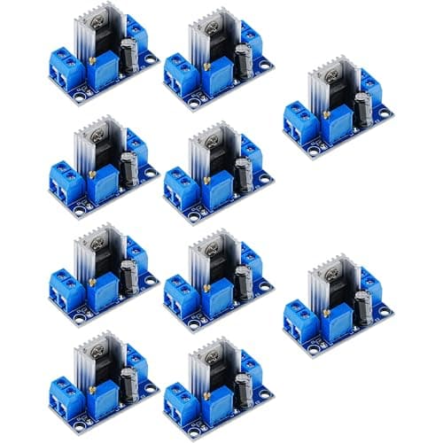 Image of A-DIGISHUO 10PCS LM317 DC-DC Converter Buck Step Down Circuit Board Module Linear Regulator LM317 Adjustable Voltage Regulator Power Supply