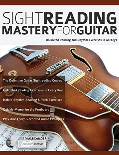 Image of Sight Reading Mastery for Guitar: Unlimited Reading and Rhythm Exercises in All Keys (Learn guitar theory and technique)