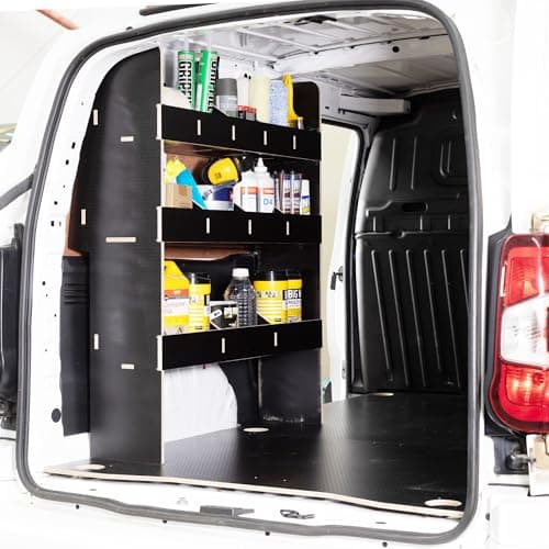 Image of VANIFY Van Racking System for VW Volkswagen Caddy L2 (Maxi) 2021+ Heavy Duty HEXABOARD Tool Storage & Shelving - Storage Shelves & Work Van Organisation - Rear Rack