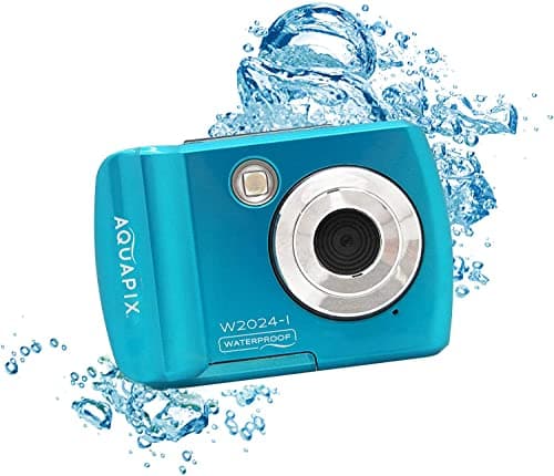 Image of Easypix EASYPIX W2024-I Splash Iceblue Submersible Camera, 14MP Double Panel, Blue