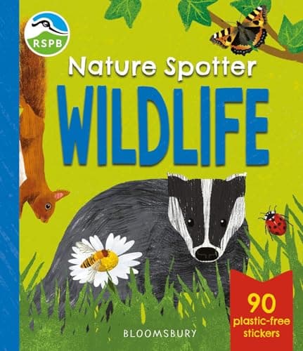 Image of RSPB Nature Spotter: Wildlife: A children's sticker guidebook to over 60 birds, bugs, mammals and more