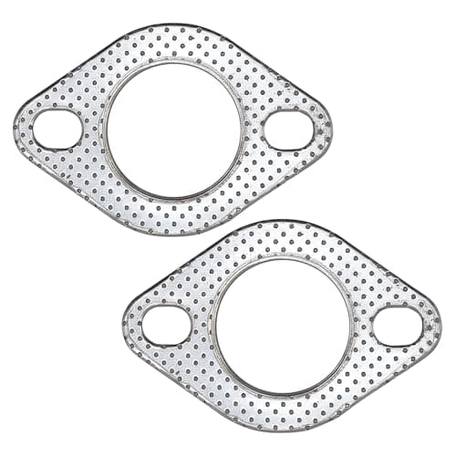 Image of YGQ Exhaust Gasket 2 Bolt for Muffler Flange Manifold High Temperature Graphite w/Fire Ring 2 Pcs (2 Inch-50mm)