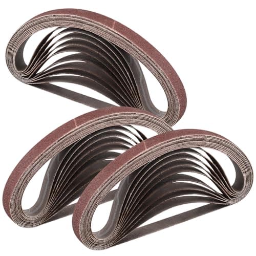 Image of STEBRUAM Sanding Belt 10 x 330 mm,30PCS 100 Grit