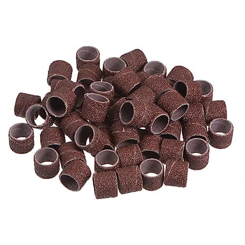 Image of sourcing map 50pcs Sanding Drums 1/2 Inch Mini Sanding Sleeves 80 Grit Sanding Bands for Drum Sander Rotary Tools