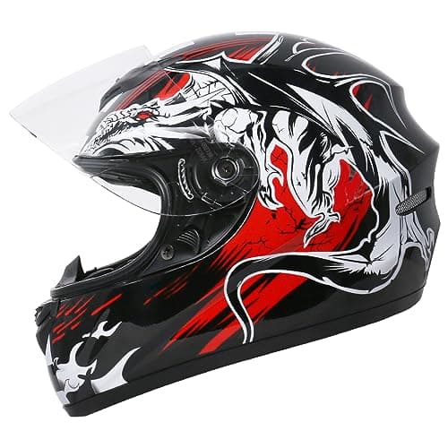 Image of Zorax Dragon XL (61cm) Full Face Motorcycle Motorbike Helmet ECE 2206 Approved