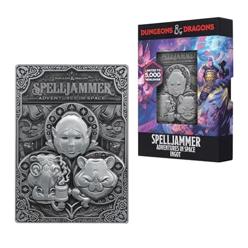 Image of Dungeons & Dragons Spelljammer Adventures in Space Limited Edition Ingot | Officially Licensed Collectible, Individually Numbered, 5000 Worldwide, Display Stand & Gift Box