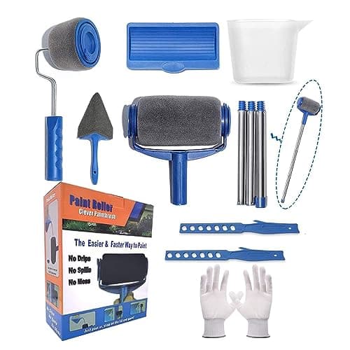 Image of 11PCS Paint Roller Set,Wall Paint Roller Set,Upgrade Version Paint Rollers,Paint Roller for House,DIY Home Wall Decorate Painting Kit