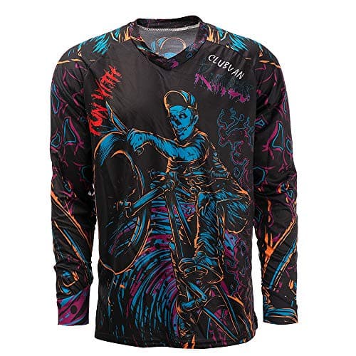 Image of HimyBB Cycling Jersey Men MX Motocross Jerseys Dirt Bike Downhill Shirt Racing Riding Black l