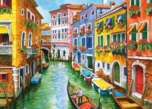 Image of Ravensburger Gondola Ride - 300 Piece Jigsaw Puzzle for Adults and Kids Age 9 Years +