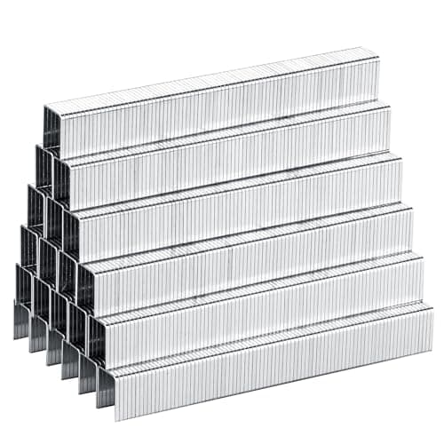 Image of meite T50 Staples, Type 140/14 mm Heavy Duty Staples for Staple Gun, 5,000 Counts, Galvanized, 10.5 mm Crown, Compatible with T50/140 Staple Gun, Ideal for Upholstery, Furniture