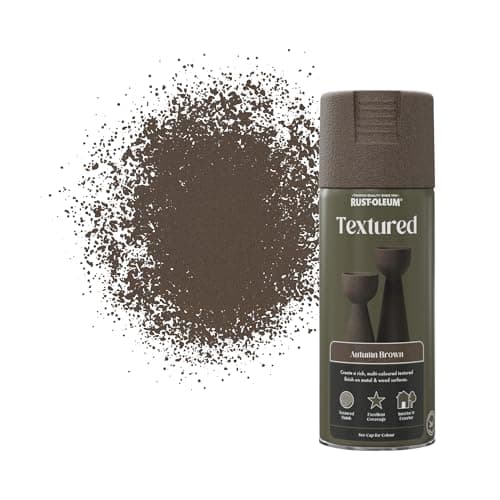 Image of Rust-Oleum 400ml Textured Spray Paint Aerosol - Autumn Brown