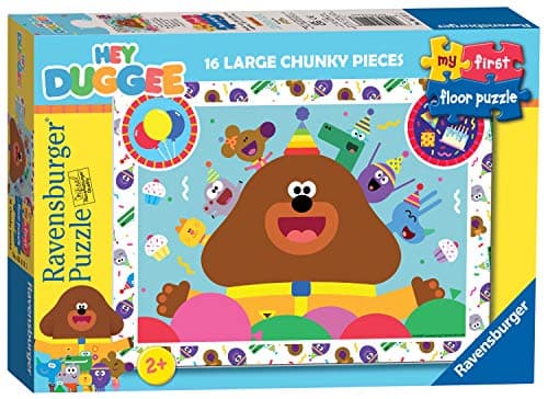 Image of Ravensburger Hey Duggee My First Floor Puzzle - 16 Piece Jigsaw Puzzles for Kids - Educational Toddler Toys Age 24 Months Up (2 Years Old)