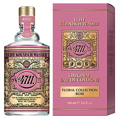 Image of 4711 Floral Collection Rose Eau de Cologne for Women 100ml - Elegant Fragrance with Fresh Rose Floral Notes