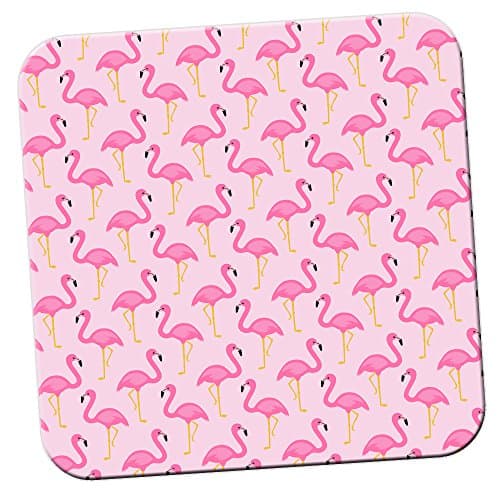Image of Flamingo Madness - Pink Design Coaster/Set of 4 Coasters