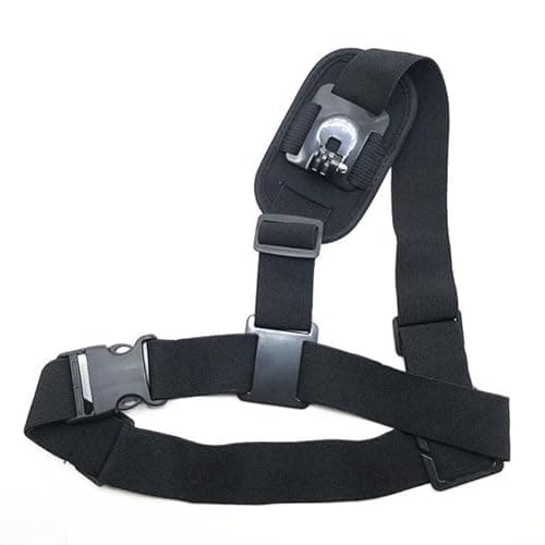 Image of Reflex Camera Shoulder Strap Mount Harness for GoPro, DJI Osmo, Insta360 – Adjustable Hands-Free Chest & Shoulder Camera Holder for Action Sports, POV Filming, Biking, Hiking, and More