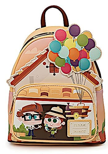 Image of Loungefly Disney Pixar Up Working Buddies Womens Double Strap Shoulder Bag Purse