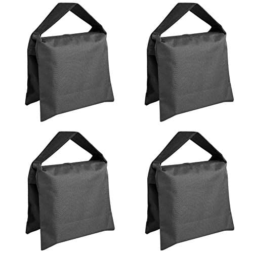 Image of Neewer Heavy Duty Photographic Sandbag Studio Video Sand Bag for Light Stands, Boom Stand, Tripod -4 Packs Set