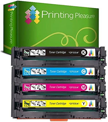 Image of Printing Pleasure 4-Pack 205A Compatible Toner Cartridges for use in HP Colour LaserJet Pro MFP M180n, M180nw, M181fw, M154a, M154nw