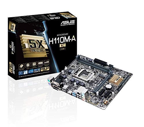 Image of ASUS Intel H110M-A/M.2 LGA1151 Socket H110 Chipset Support DDR4 Micro-ATX Format Motherboard