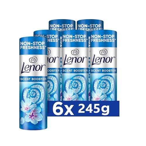Image of Lenor Laundry Perfume In-Wash Scent Booster Beads 6 Packs x 245g - Spring Awakening, Non-Stop Freshness for Up to 12 Weeks in Storage