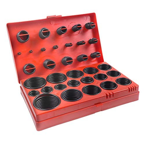 Image of MIKKUPPA O Ring Assortment Kit, 419 pcs Metric Set – Universal Black Rubber O-Rings, Made Of Quality Nitrile Rubber Ideal For Maintenance, Plumbing, Engineers and Numerous Tasks