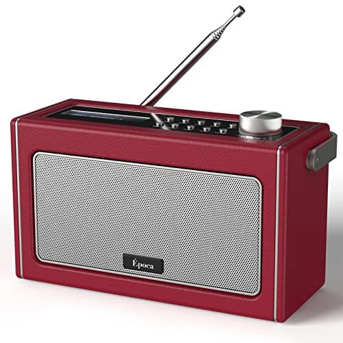 Image of DAB Radio Portable, DAB/DAB Plus Radio, FM Radio, Portable Bluetooth Speaker, Digital Radio with USB Charging for 15 Hours Playback, Bluetooth Stereo Speakers, Rechargeable