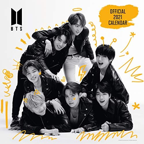 Image of Official BTS Bangtan Boys 2021 Calendar - Square Wall Format Calendar