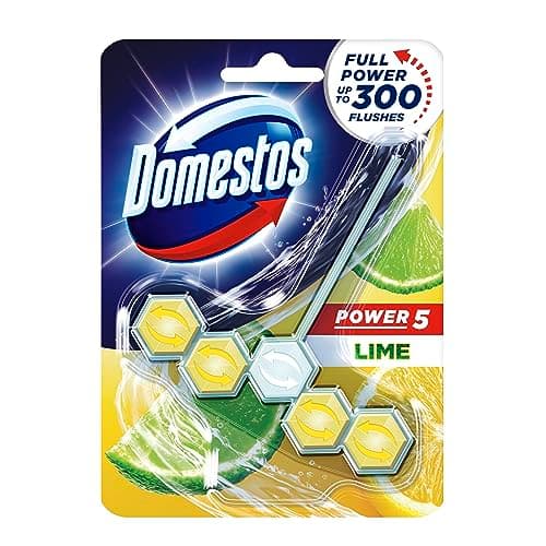 Image of Domestos Power 5 Lime Toilet Rim Blocks 55 g