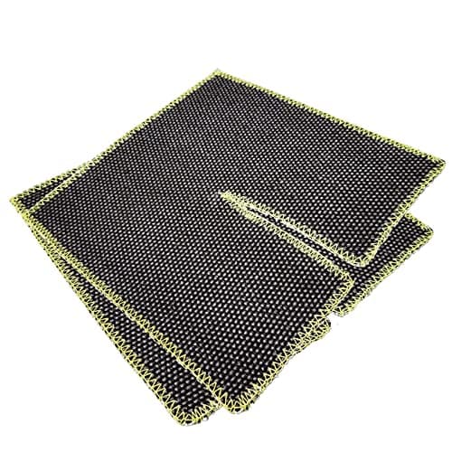 Image of 2 Pcs Soldering Mat Plumbers Brazing Pad Wrap Around Pipe Design for Heat Insulation Flame Retardant Welding Protection 25x25cm Each