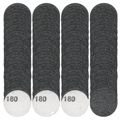 Image of FEIHU 50mm Sanding Disc 180 Grit .50mm Hook and Loop Discs, 2 inch Sanding Pads for most turning tools (120 PCS)