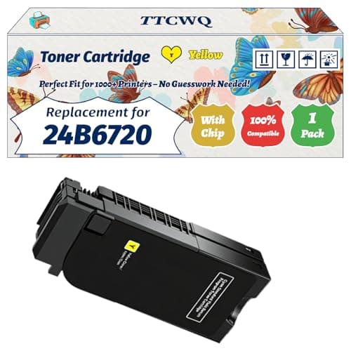 Image of Compatible for Lexmark 24B6720 Toner Cartridge Work for Lexmark XC4150 XC4140 XC4143 XC4153 Printers, with Chip, High Yield 20000 Pages, High-Definition Printing (1 Pack Yellow)