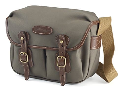 Image of Billingham Hadley Small Camera Bag (Sage FibreNyte / Chocolate Leather)